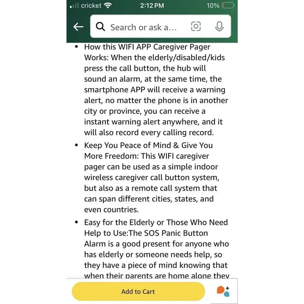 Multifunctional Pager Fall Alert